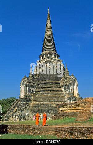 Chedi im Wat Phra Si Sanphet, Ayutthaya, Thailand, Asien Stockfoto