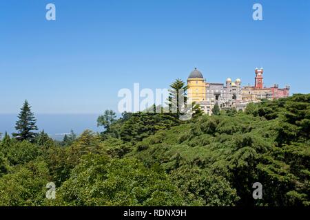 Da Pena, Palácio Nacional da Pena, Sintra, nahe bei Lissabon, Portugal, Europa Stockfoto