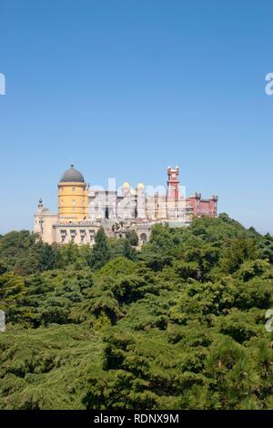 Da Pena, Palácio Nacional da Pena, Sintra, nahe bei Lissabon, Portugal, Europa Stockfoto