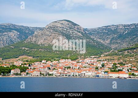 Stadt Bol auf der Insel Brac, Adria, Kroatien, Europa Stockfoto