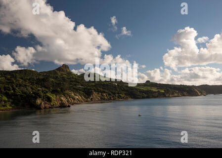 Antenne Vista in der Nähe von Omapere in der Hoikianga Region Northland auf der Nordinsel Neuseelands. Stockfoto