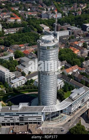 Downtown, RWE administrative Turm Gebäude, Recht, Essen, Nordrhein-Westfalen Stockfoto