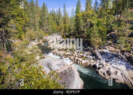 Stanislau Fluss, Calaveras große Bäume State Park, Kalifornien Stockfoto