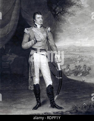 ARTHUR WELLESLEY, 1. Herzog von Wellington (1769-1852) als Allgemeine über 1803 Stockfoto