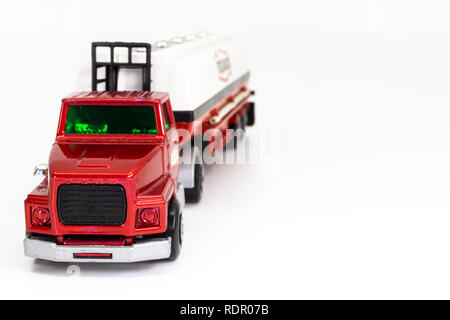 Matchbox Super Kings K-16 Ford LTS artikuliert Tanker "Texaco" Stockfoto