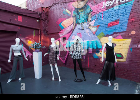 Fashion District - in der Nähe von Los Angeles und der 14. Straße - Downtown Los Angeles, Kalifornien, USA Stockfoto