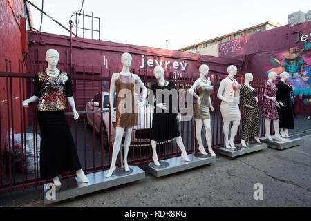 Fashion District - in der Nähe von Los Angeles und der 14. Straße - Downtown Los Angeles, Kalifornien, USA Stockfoto