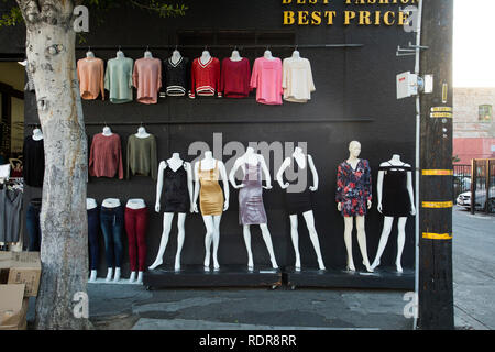 Fashion District - in der Nähe von Los Angeles und der 14. Straße - Downtown Los Angeles, Kalifornien, USA Stockfoto