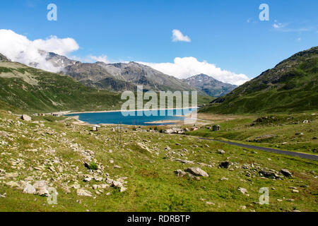 Montespluga, Italien: See von montespluga Stockfoto