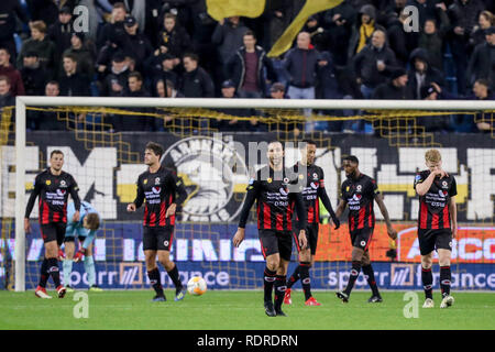 - Vitesse Arnheim - Excelsior, Fußball, Saison 2018/2019, Eredivisie, Gelredome, 08-07-2019, Excelsior Spieler enttäuscht Stockfoto