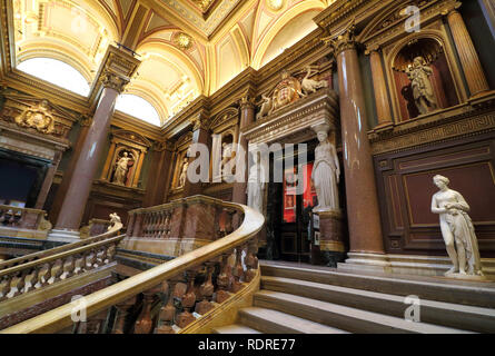 Cambridge, Großbritannien. Jan, 2019 18. Innen Blick in das Museum. Das Fitzwilliam Museum ist die Kunst und Antiquitäten Museum der Universität Cambridge in England, das Museum beherbergt derzeit Meisterwerke von verschiedenen Künstlern. Credit: Keith Mayhew/SOPA Images/ZUMA Draht/Alamy leben Nachrichten Stockfoto