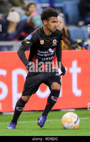 - Vitesse Arnheim - Excelsior, Fußball, Saison 2018/2019, Eredivisie, Gelredome, 08-07-2019, Excelsior Spieler Marcus Edwards Stockfoto