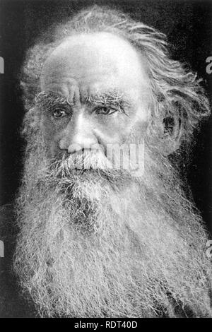 LEO Tolstoi (1828-1910) russischer Schriftsteller Stockfoto