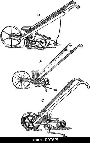 . Der Garten Buch, eine populäre Abhandlung über den Anbau von Gemüse unter Home- und Marktbedingungen. Mit präzise und verlässliche Informationen über die Anpflanzung, Kultivierung, Sprühen, Ernte und Vermarktung der gemeinsamen Garten Gemüse in einer Weise, die das größte Maß an Zufriedenheit, Freude und Gewinn zu sichern. Gemüseanbau. 58. Einige ausgezeichnete Sämaschinen unverzichtbar für den Gärtner. Bitte beachten Sie, dass diese Bilder aus gescannten Seite Bilder, die digital für die Lesbarkeit verbessert haben mögen - Färbung und Aussehen dieser Abbildungen kann nicht extrahiert werden Stockfoto