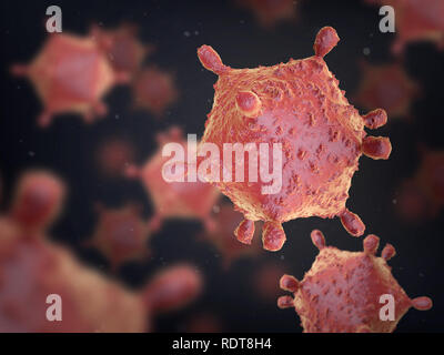 Virus Stockfoto