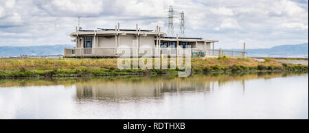 Art Education Center in Palo Alto Park baylands, South San Francisco Bay Area, Kalifornien Stockfoto