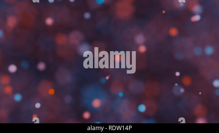 Abstrakte Bokeh Roten und Blauen Hintergrund Stockfoto