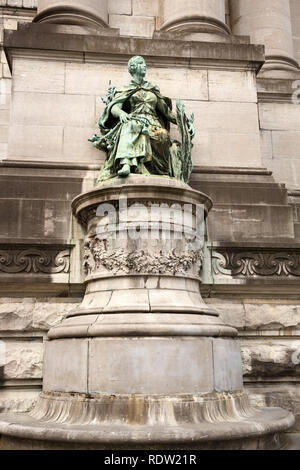 Bronze Skulptur des Triumphbogens in Brüssel, Belgien. Stockfoto