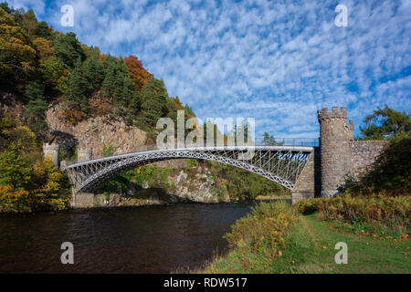 River Spey, Craigellachie, Moray, Schottland Stockfoto