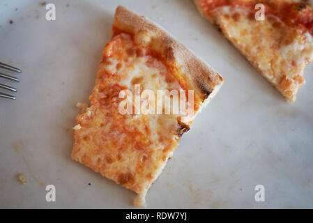 Pizzastücke Stockfoto