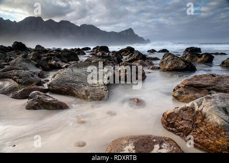 Abgelegenen Strand in Afrika - Kogel Bay Stockfoto