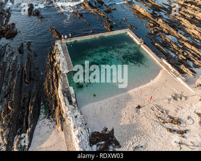 Gezeiten Pool Sea Point, Kapstadt, Südafrika Stockfoto