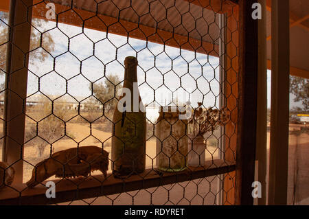 Kinchega Woolshed, Menindee, New South Wales, Australien Stockfoto