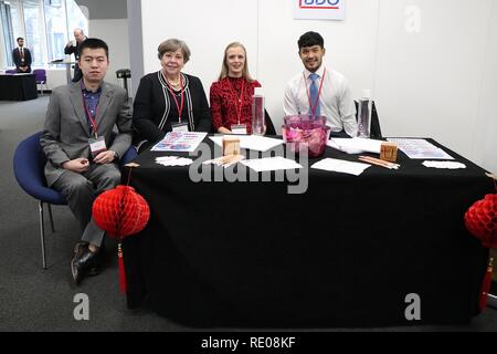 China Großbritannien Expo 2019 Stockfoto