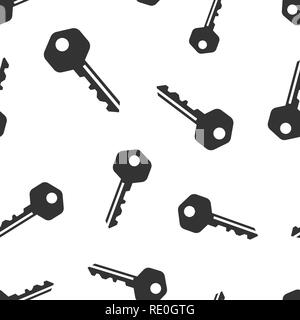 Key Symbol nahtlose Muster Hintergrund. Zugang login Vector Illustration. Kennwort symbol Muster. Stock Vektor