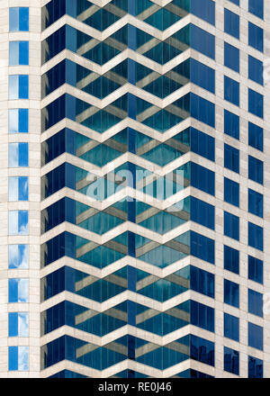 Architektonische abstract der Regionen Bank Gebäude in der Innenstadt von Tampa, Florida Stockfoto