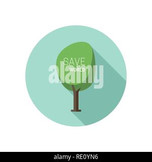 Green Tree Symbol. Stock Vektor