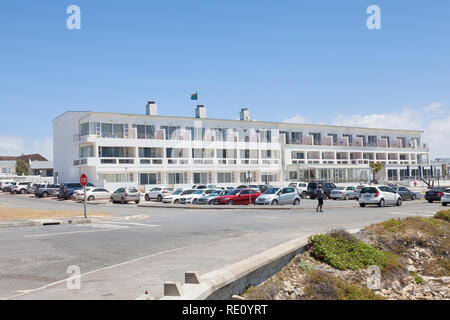 Die Arniston Hotel im malerischen Fischerdorf Arniston, Agulhas, Western Cape, Südafrika, einem beliebten Reiseziel Stockfoto