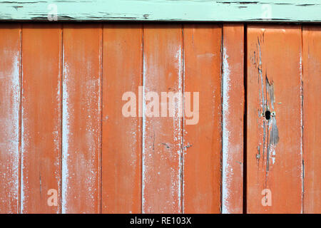 Bunte Holzhütte, Brighton, England, close-up Stockfoto