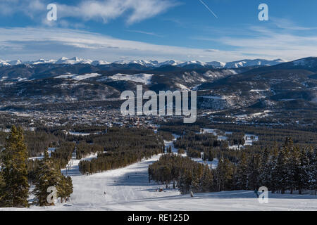 Breckenridge Peak 9. Stockfoto