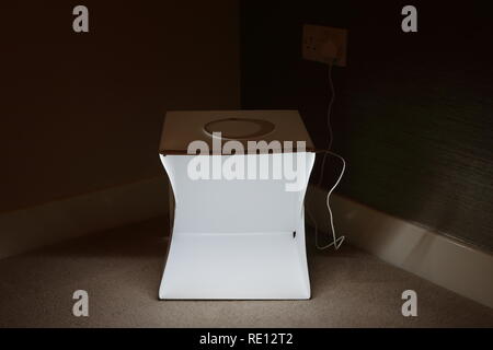 Tragbare Fotografie LED-Box/Zimmer Stockfoto