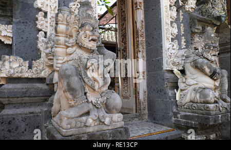 Ubud Palace historisches Gebäude, Bali Stockfoto