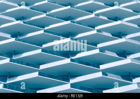 Solitair Brickell Apartments auf SW 8th Street in Miami, Florida Stockfoto