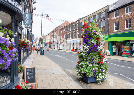 Bridge Street, Morpeth, Northumberland, England, Vereinigtes Königreich Stockfoto