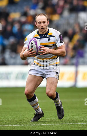 19. Januar 2019, Sixways Stadion, Worcester, England; European Challenge Cup, Worcester vs Stade Francais; Chris Steffi von Worcester Warriors Quelle: Craig Thomas/news Bilder Stockfoto