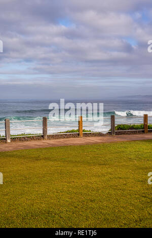 Blick auf Winter surf von Ellen Browning Scripps Park. La Jolla, Kalifornien, USA. Stockfoto