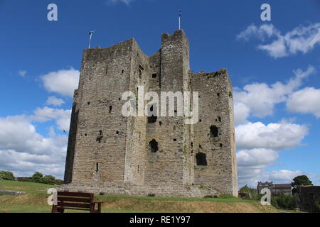 Trim Castle in Verkleidung, Irland Stockfoto