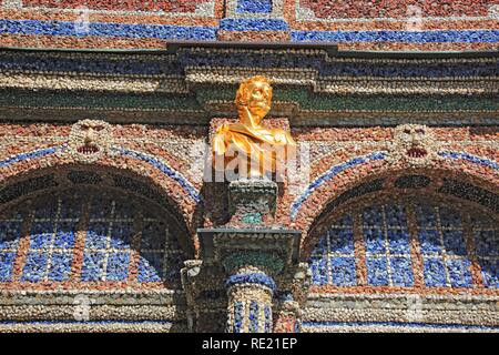 Details auf der Sonnentempel in der Eremitage in Bayreuth, Oberfranken, Bayern Stockfoto