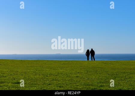 Koreanische Glocke der Freundschaft im Angels Gate Park in San Pedro, ca. Stockfoto