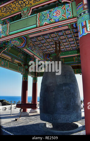 Koreanische Glocke der Freundschaft im Angels Gate Park in San Pedro, ca. Stockfoto