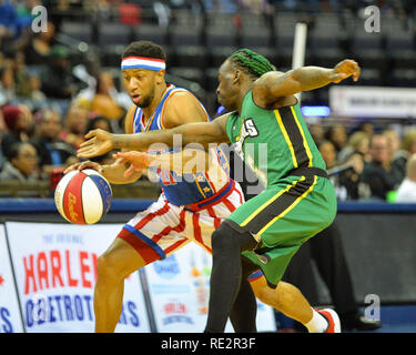 Memphis, TN, USA. Jan, 2019 18. Während der Ausstellung Spiel gegen die Washington Generäle bei der Fed Ex Forum in Memphis, TN. Kevin Langley/Sport Süd Media/CSM/Alamy Live News Credit: Cal Sport Media/Alamy leben Nachrichten Stockfoto