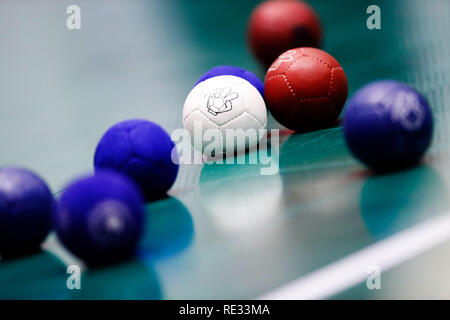 Tokio, Japan. Jan, 2019 20. Allgemeine Ansicht Boccia: 2019 Japan Para Boccia Meisterschaften Team BC4 in Shinjuku Cosmic Sports Center in Tokio, Japan. Credit: Naoki Morita/LBA SPORT/Alamy leben Nachrichten Stockfoto