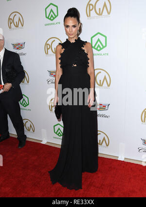 Januar 19, 2019 - Beverly Hills, CA, USA - 19. Januar 2019 - Beverly Hills Kalifornien - Jordana Brewster. 2019 Jährliche Producers Guild Awards statt im Beverly Hilton Hotel. Photo Credit: Birdie Thompson/AdMedia (Credit Bild: © Birdie Thompson/AdMedia über ZUMA Draht) Stockfoto