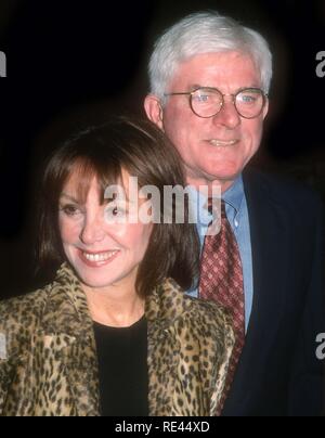 Marlo Thomas und Phil Donahue 1998 Foto von John Barrett/PHOTOlink Stockfoto