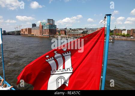 Hafenrundfahrt im Hamburger Hafen, Hamburg Stockfoto