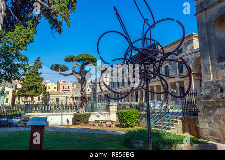 Korfu, Griechenland - 25 August, 2018. Ansicht des Museums für Asiatische Kunst Corfu Griechenland. Stockfoto